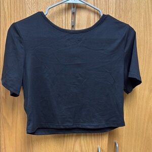 Black Women's Crop Top